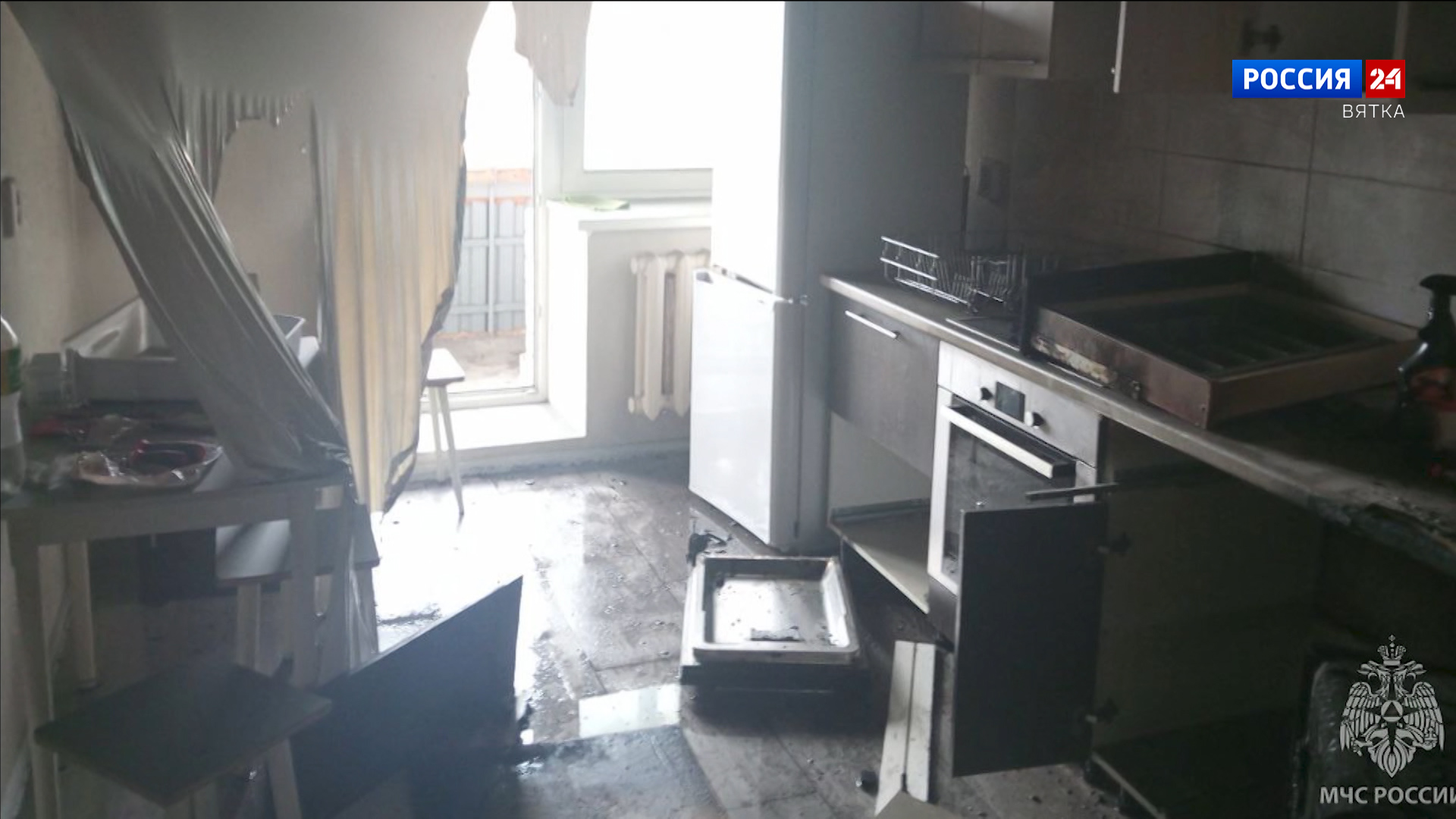 В Кирове посудомоечная машина устроила пожар в многоэтажке