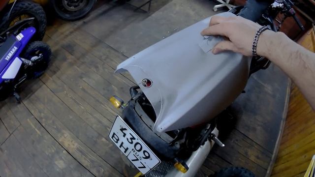 Ч6. Восстановление YAMAHA TT 250 R Open Enduro / ПОКРАШЕНА РАМА / БОЛЬШИЕ ПРОБЛЕМЫ С БАКОМ