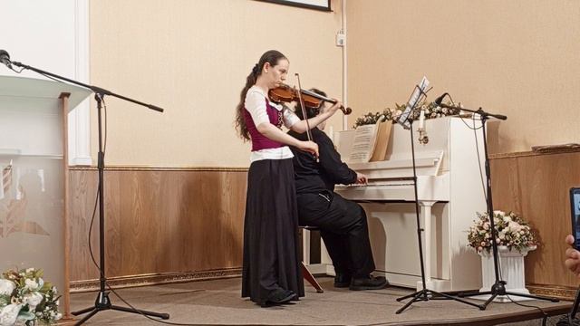 K.Alexeev,L.Gilbert.Bach.Violin concerto e major,2nd mov.Live from Lipetsk 2024