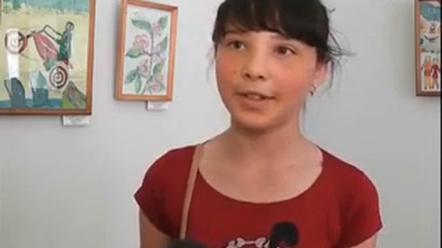Выставка детских рисунков "Мир глазами детей". Астрахань 2015 [K-NEWS]