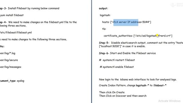 ELK Stack Tutorial -3 -Install and Configure Filebeat on Client Machine To Send Log To ELK Server