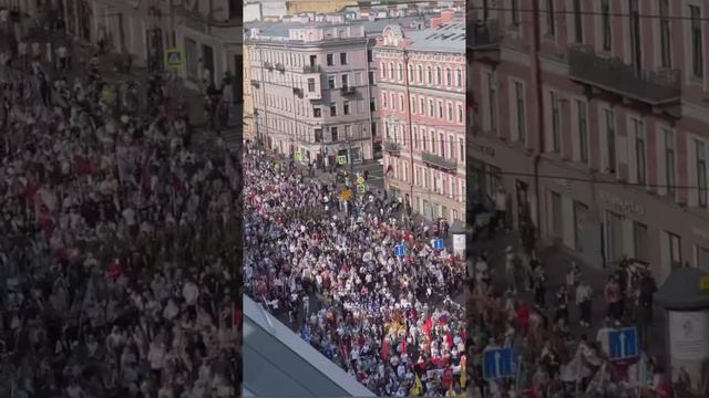 ‼️🇷🇺☦️Грандиозный русский крестный ход прошёл в Питере в честь Александра Невского...🔽🔽🔽