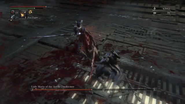 Bloodborne - Lady Maria of The Astral Clocktower NG+ (No Damage) Beast Cutter