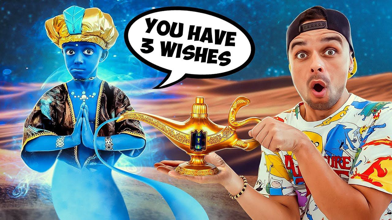 Mark King fulfills three wishes like a real Genie