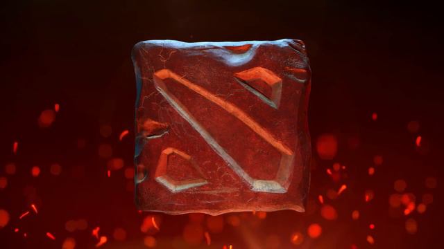 Дотка | Dota 2 Game Logo Fire - Живые Обои