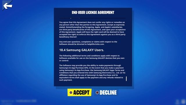 EULA - FORTNITE  END USER LICENCE AGREMENT -  FORTNITE OG