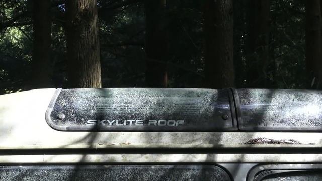 タウンエース　山奥深い場所　廃車
