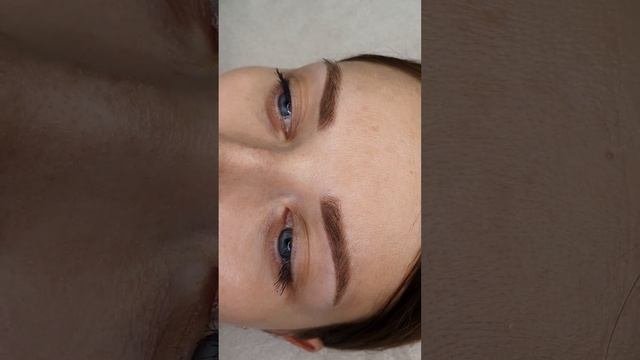 Зажившии перманент бровеи перед коррекцией