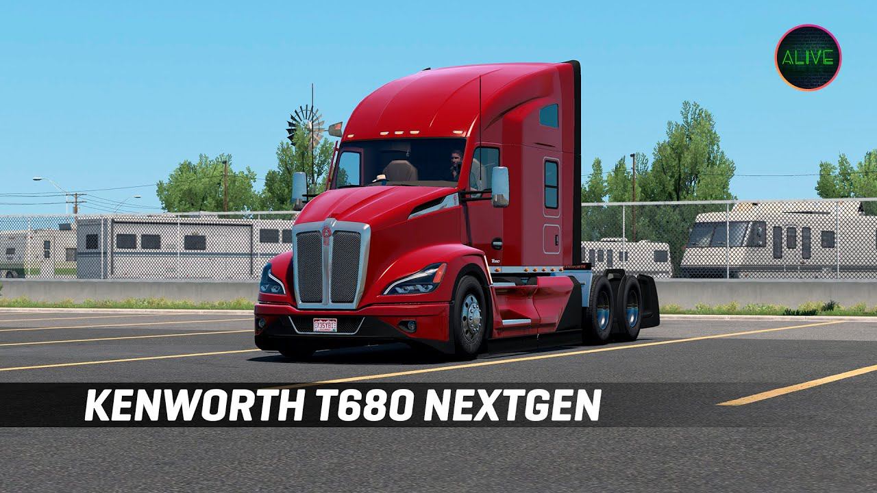 KENWORTH T680 NEXTGEN - ОБЗОР МОДА ДЛЯ ATS 1.42