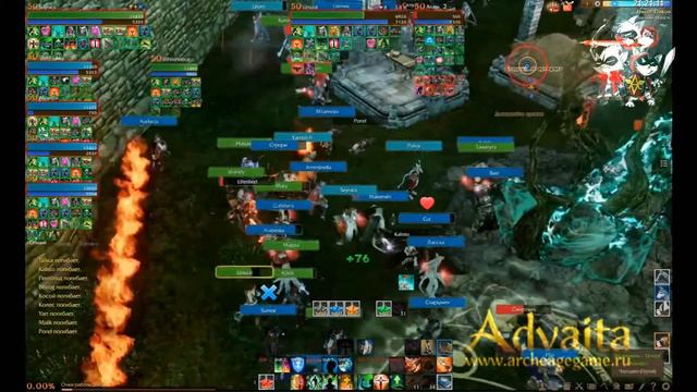 Осада Archeage. Advaita vs Insane 25.06.14 С тимспиком