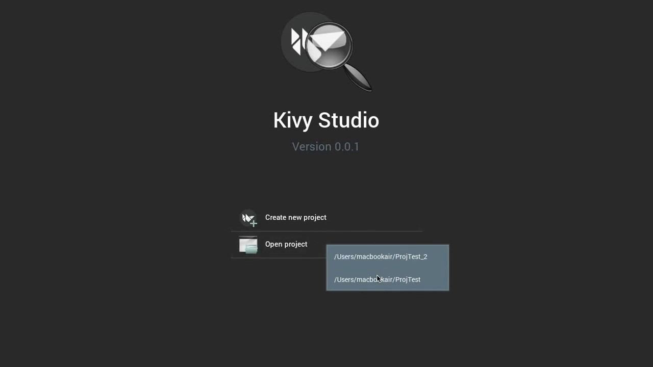 Kivy Studio,  UI Map tool
