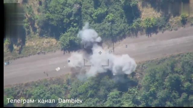 🛫💥☠⚡Операторы FPV-дронов 14-й гвардейской бригады СпН уничтожили пикап украинских террористов