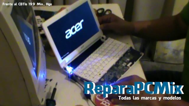 REPARACION MOTHER BOARD, NETBOOK ACER ASPIRE ONE - REPARAPCMIX