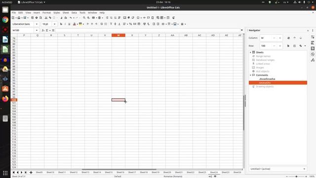 How to use the Navigator in LibreOffice Calc