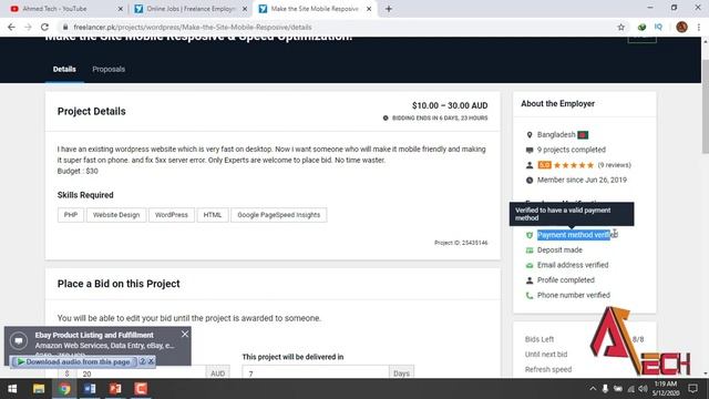 How To Get First Order On Any Freelancer Website Today Get Full Details In Urdu 2020 ! Ahmed Tech