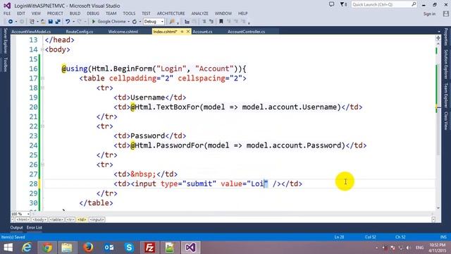 Login Form with ASP.NET MVC Framework