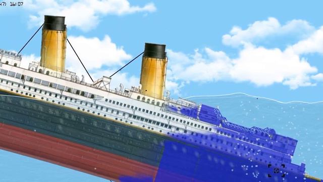 КРУИЗНЫЙ ЛАЙНЕР НАПОРОЛСЯ НА СКАЛУ - FLOATING SANDBOX.СИМУЛЯТОР ЗАТОПЛЕНИЯ КОРАБЛЕЙ