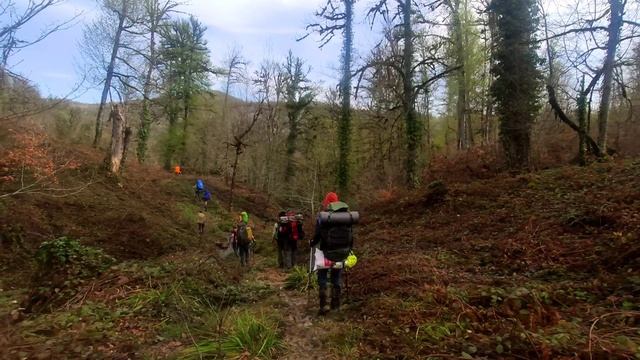 Переход с долины реки Ленкораньчай в долину реки Виляшчай 04.2022