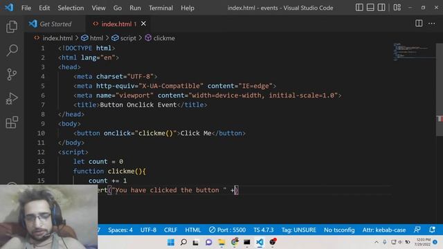 Javascript Button onClick Event Tutorial With Full Examples for Beginners  onClick Event Attribute