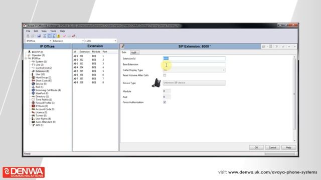 How to create a SIP extension on the Avaya IP Office