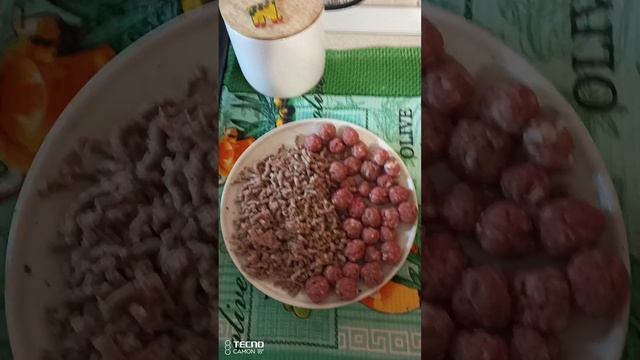 Суп с Геркулесом и Фрикадельками.
