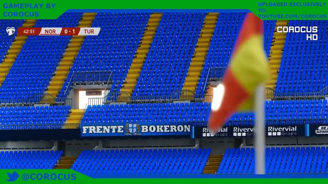 Norway vs Turkey | La Rosaleda | 2022 FIFA World Cup Qualifiers | PES 2021