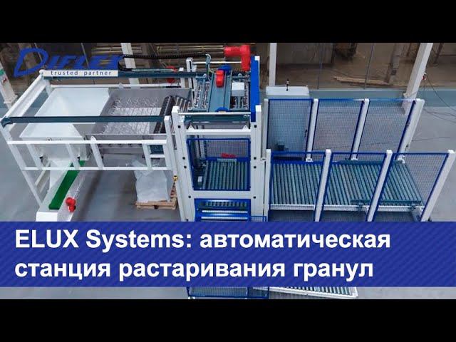 ELUX Systems: автоматическая станция растаривания гранул