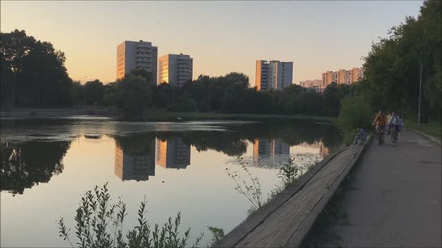 Лосиноостровский пруд. Красивое место для прогулок и утки!