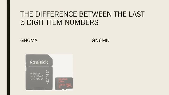 SANDISK Micro SD Card GN6MN vs GN6MA Buyers Guide #GoPro