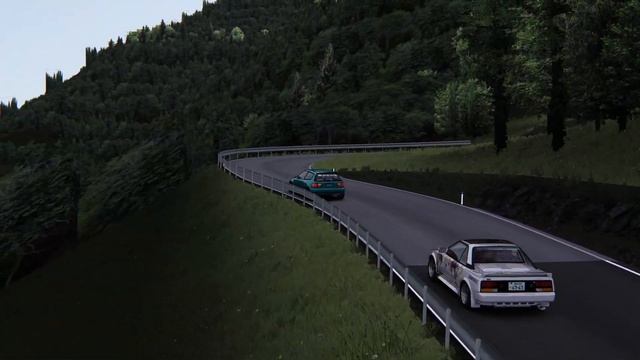 Touge Battle Series: Toyota MR2 vs Honda Civic @Momiji Line // Assetto Corsa