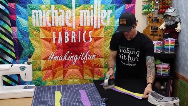 Michael Miller Fabrics' Patchwork Basics with Rob - Curved Piecing
