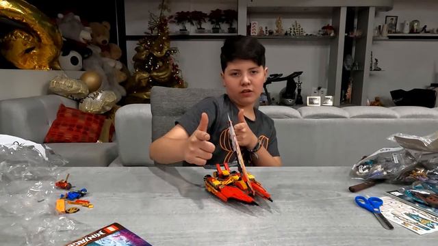 Lego Ninjago unboxing batalla naval en catamarán