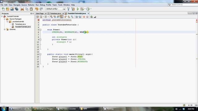 Java Advanced Programming Tutorial 6 Setting Values To Enum