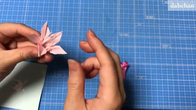 折り紙で金のなる木のブーケを作ってみた★Origami dollar plant bouquet tutorial★