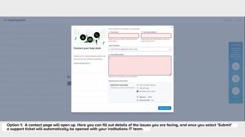 Request Support: How to request support from the portal.