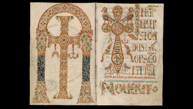 Обучение каллиграфии: унциал 5 урок. Меровингский унциал  Littera uncialis или uncial