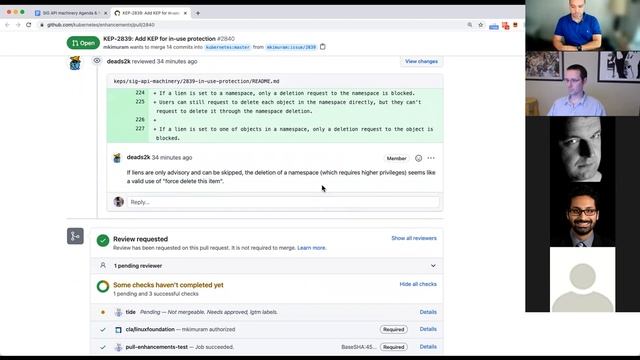 Kubernetes SIG API Machinery 20210922