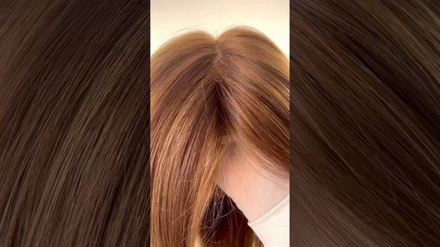 Система из славянских волос русая каскад 25-35 см