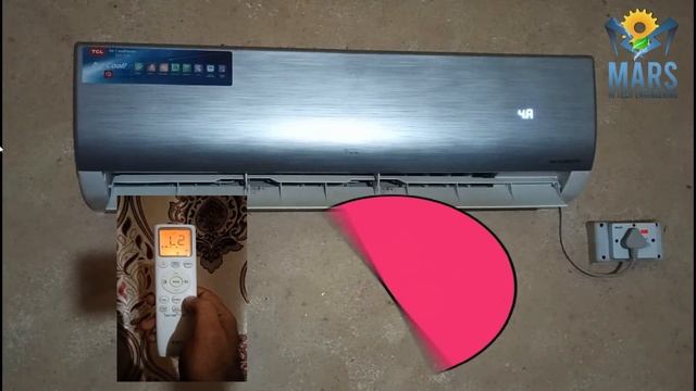 Remote control settings to control current of Full DC Inverter AC TCL TEC 18T5 SMT  GEN mode settin