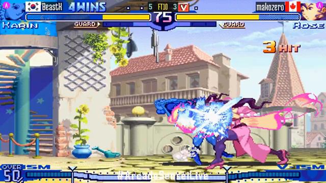 FT10 @sfa3: BeastK (KR) vs makozero (CA) [Street Fighter Alpha 3 Fightcade] Oct 29