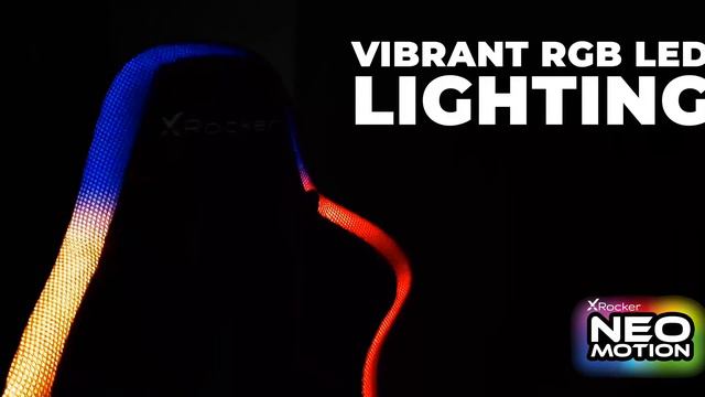 The X Rocker Alpha RGB: THE ULTIMATE LIGHT UP LED GAMING CHAIR
