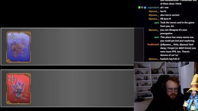 Triple Triad: Tournament of the Elements (by UPRC) - first play [Twitch VOD]