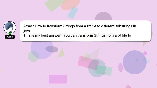 Array : How to transform Strings from a txt file to different substrings in java