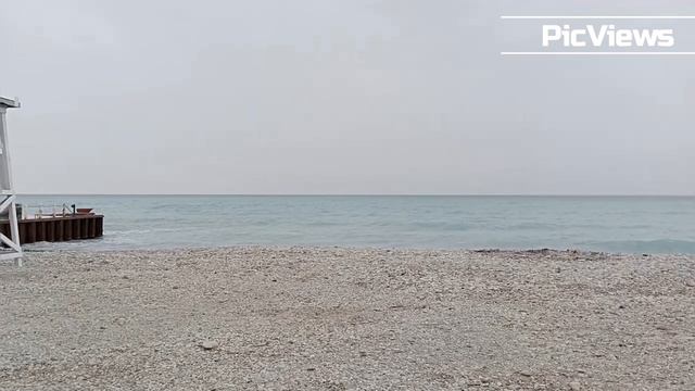 Пляж Небуг. Туапсинский район, Краснодарский край. Небуг сегодня 27 апреля 2024. Обстановка на пляже