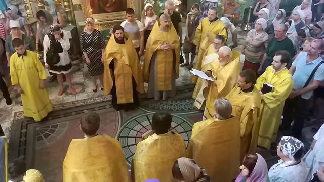 Праздничный молебен в честь Собора Одесских Святых 25.06.2017