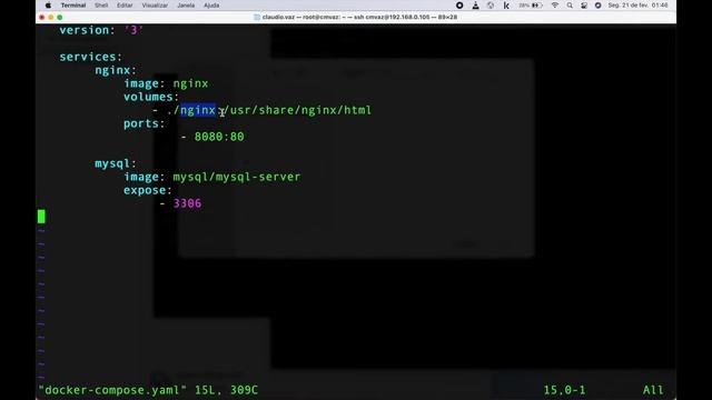 COMO UTILIZAR O DOCKER-COMPOSE PARA FAZER  DEPLOYMENT DE AMBIENTES INTEIROS!