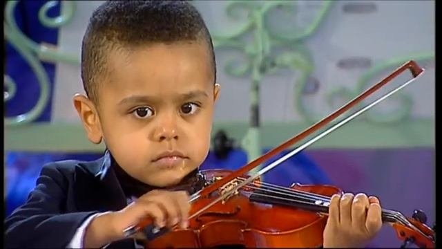 André Rieu  3 year old Akim Camara