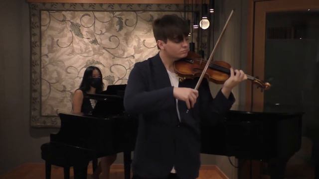 Pavlos Violin; Beethoven Sonata No 7in C minor, Opus 30; Violin and Piano, Movement I