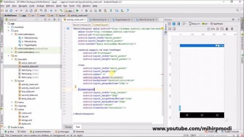 #63 Kotlin Android Tutorial | Intro Slider