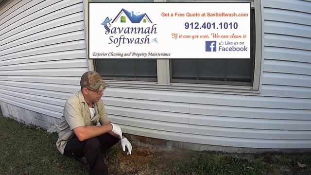 Pressure Wash - How To Remove Rust Stains from Vinyl Siding - No Scrubbing